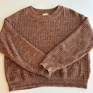 Universal Thread Women's Brown Knit Sweater
